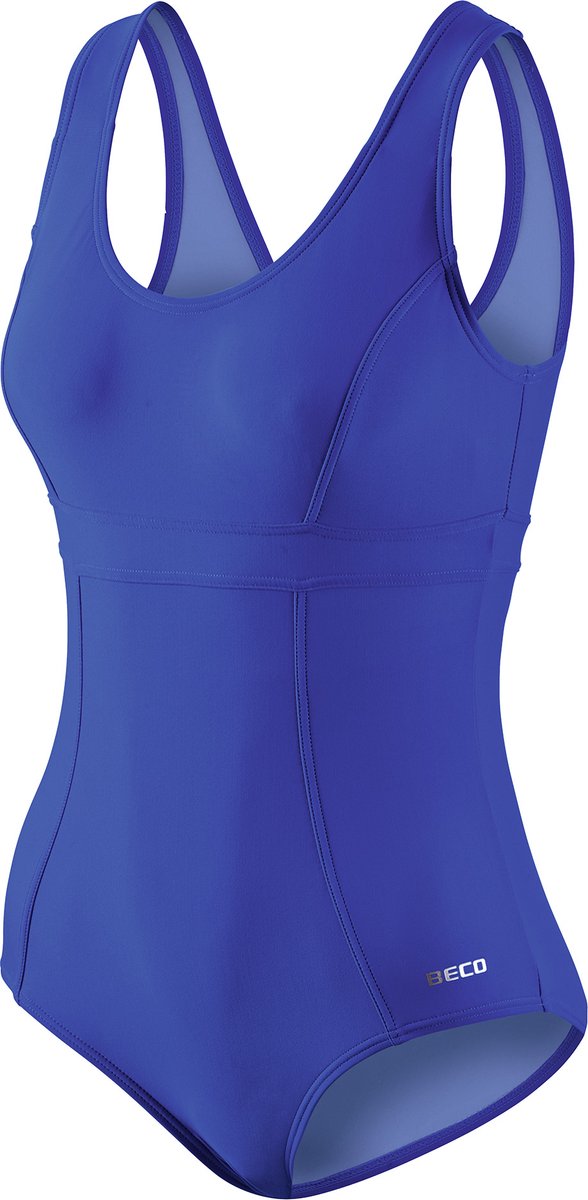 BECO Badpak Dames - Polyamide/elastaan - Blauw - Maat 38