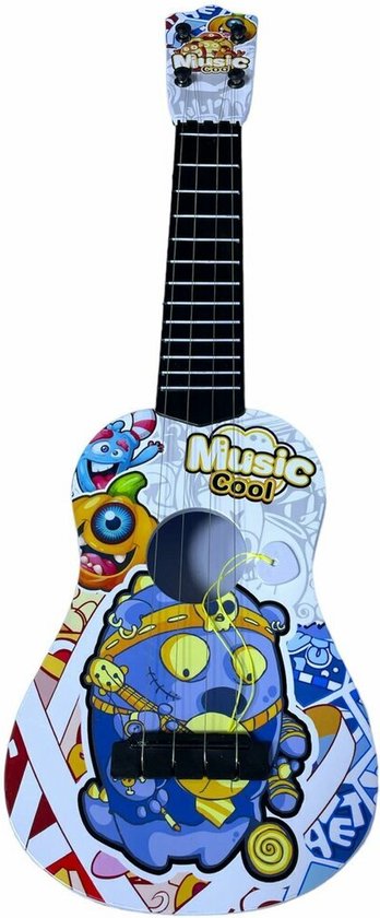Rock Guitar - Guitare Jouets - guitare enfant - guitare jouet - bleu 50CM |  bol