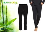 Bamboe Pyjama Broek Heren - Zwart - Maat XXL - Pyama Heren Volwassenen - Loungebroek Heren Pyjama Volwassen