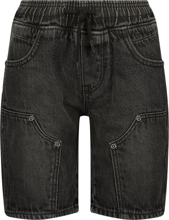 Vingino Short Cabrini Jongens Jeans - Black Denim - Maat 116