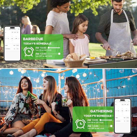 GreenSun Wifi-stopcontact met stroommeting, stroommeter, voor