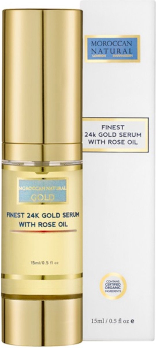 Moroccan Natural Serum with Rose Oil Gold