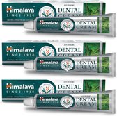 Himalaya Ayurvedic Dental Cream Dentifrice Neem - 3 x 100 g - Vegan - Dentifrice sans Fluorure et sans gluten
