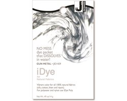 Jacquard textielverf iDye Natural grijs 14 gram voor katoen en zijde.