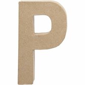 Lettre grande P h: 20 5 cm l: 11 4 cm 1 pièce épaisseur 2 5 cm