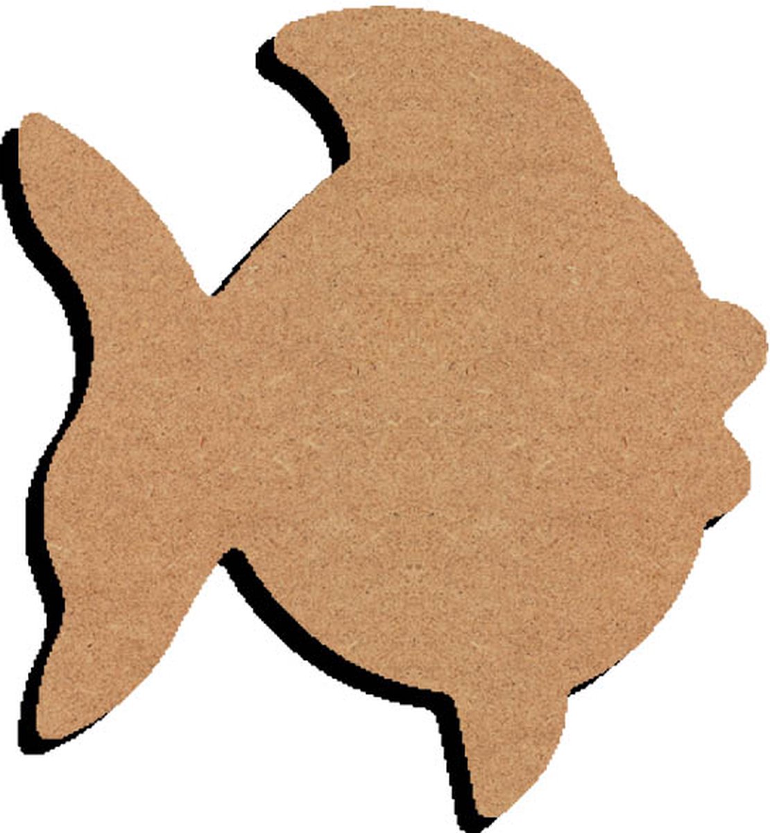 MDF Figuur Vis 26 cm
