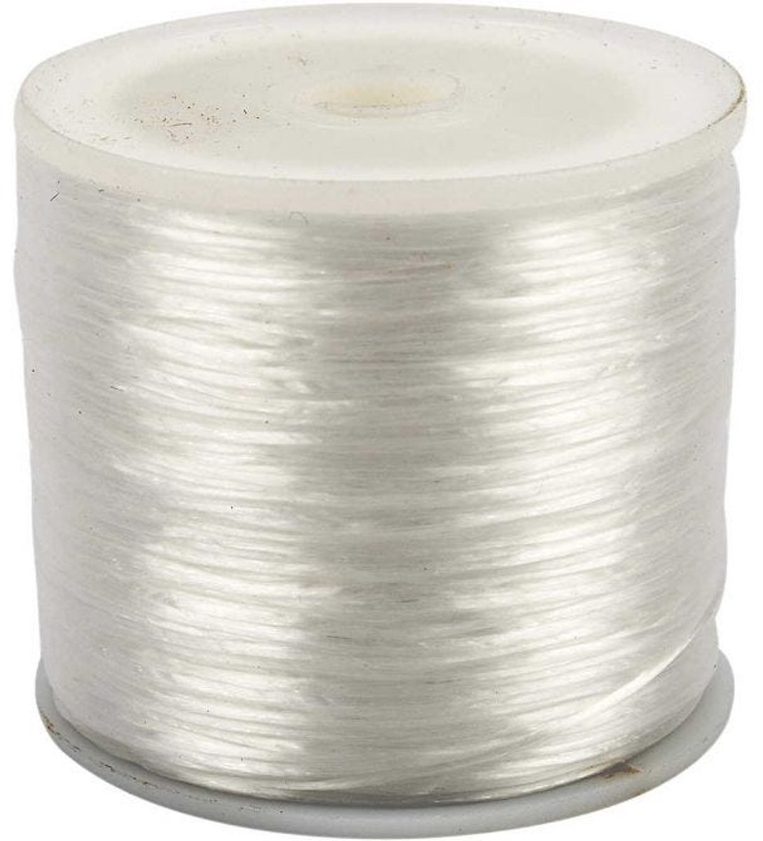 Creativ Company Cc elastic cord, flat, thickness 1 mm, 100 m/ 1 roll