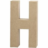 Lettre grande H h: 20 2 cm l: 11 2 cm 1 pièce épaisseur 2 5 cm