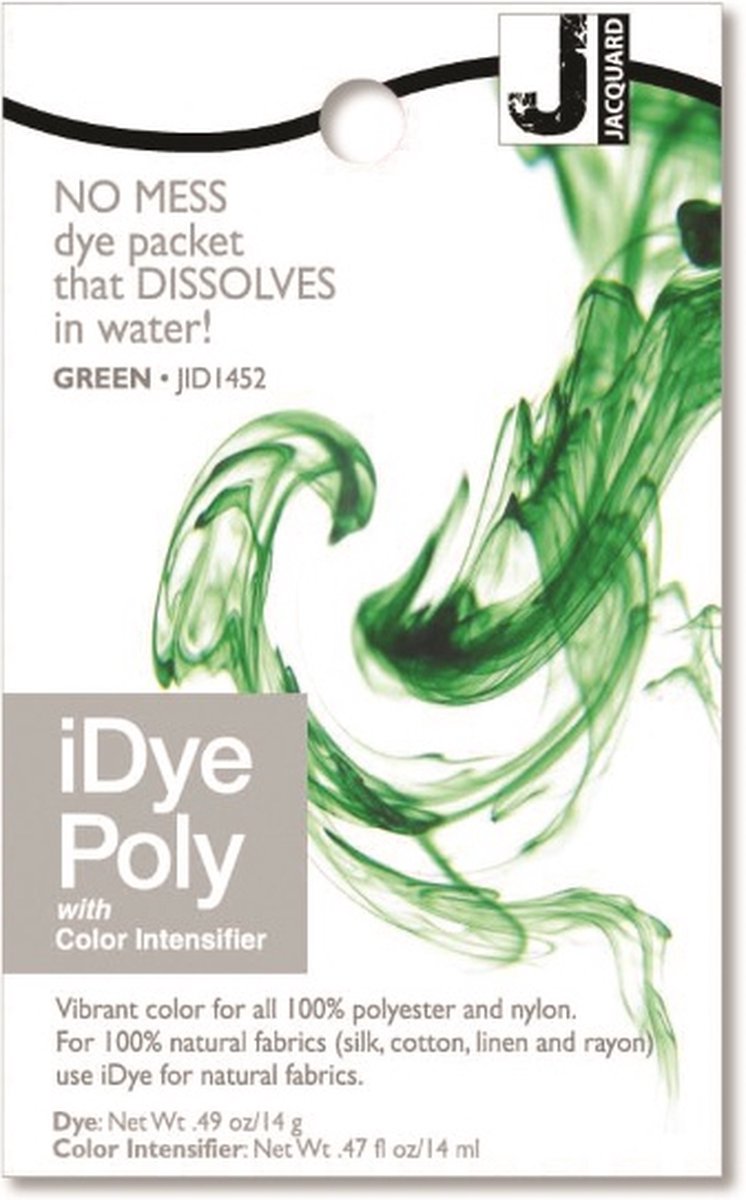 Jacquard iDye Poly textielverf Groen 14 g