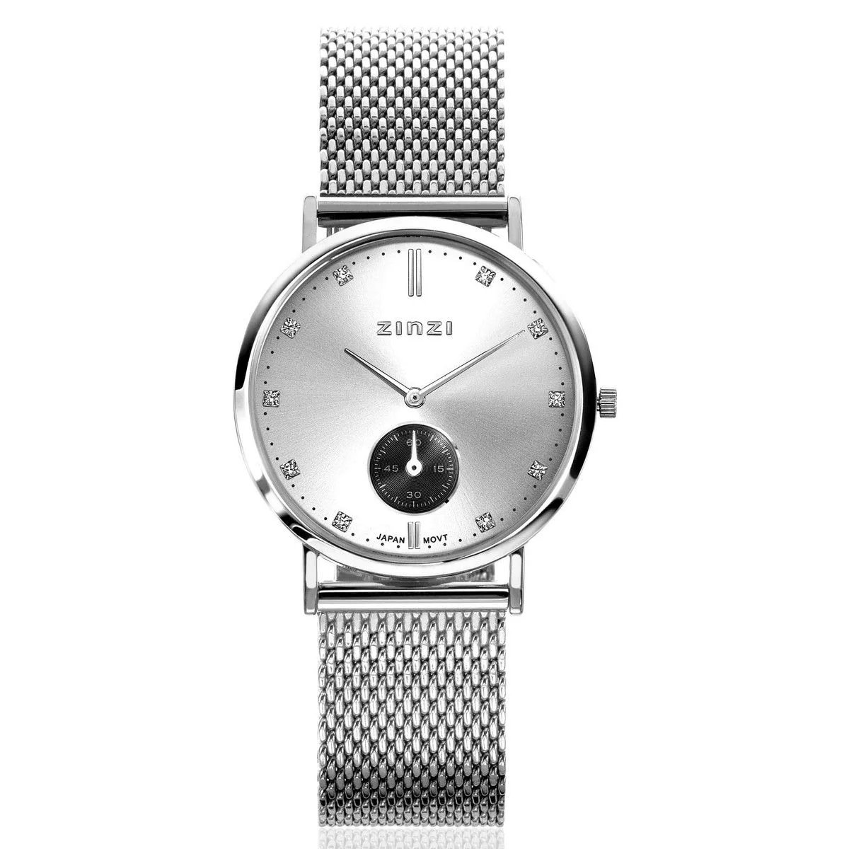 Zinzi Glam Silver horloge ZIW539M + gratis armband t.w.v. 29,95