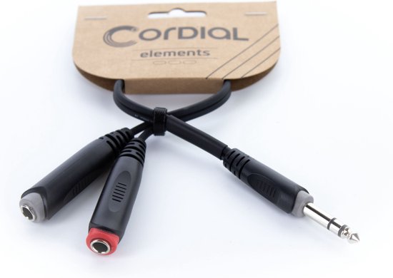 Adaptateur Audio 6.3mm Femelle Vers 3.5mm Mâle - Plaqué Or, Connexion Stéréo - 6