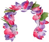 Boland Carnaval Déguisement Diadème/diadème - Fleurs tropicales - dames/filles - Thème Fantasy/tropical/hawaïen