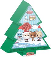 Funko Rudolph The RedNosed Reindeer - Pocket POP! 4-Pack Tree Holiday 4 cm Verzamelfiguur - Multicolours