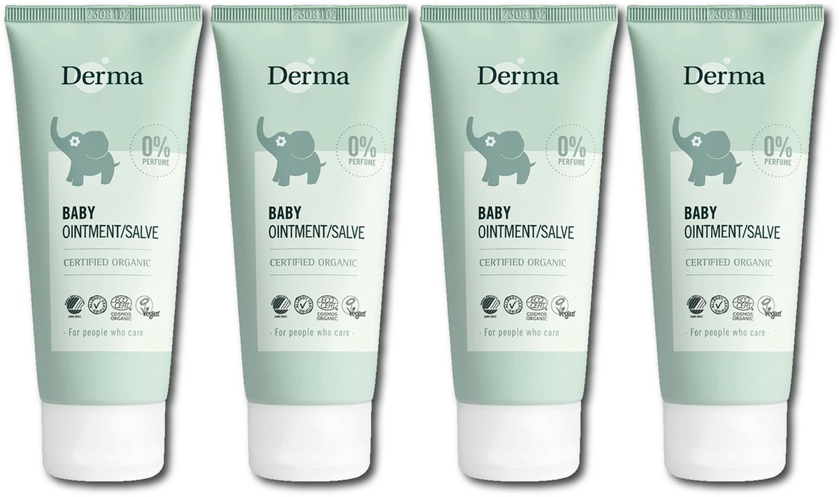Goedkoopste Derma Baby pakket - 4 x billenzalf 100 ml