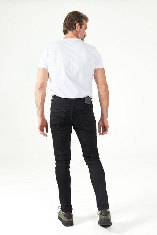 GARCIA Rocko Heren Slim Fit Jeans Zwart - Maat W28 X L34