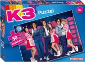 K3 - puzzle 50 pcs - les 3 petits cochons et les loups