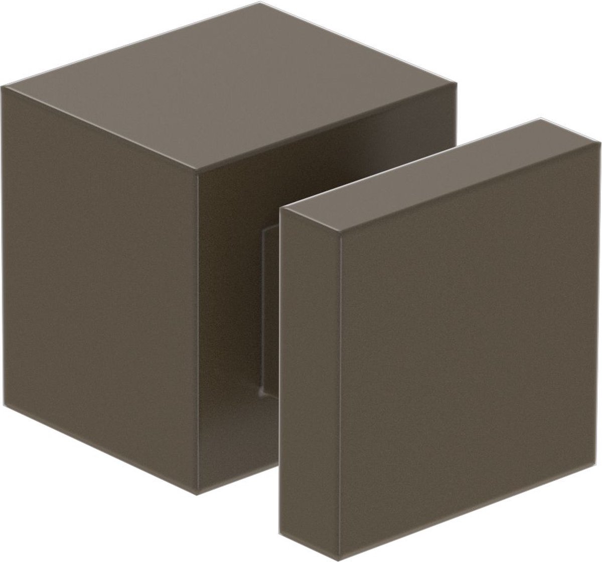 psmlighting Cascade Wandhaak | L20xB20xD30mm | Aluminium | Anodic brown
