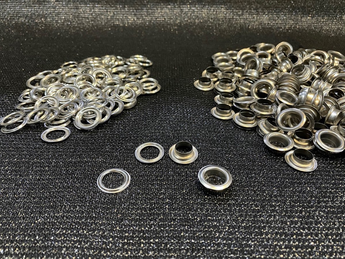 zeilringen rvs 314 grootverpakking 250pcs 23x14x7,5mm
