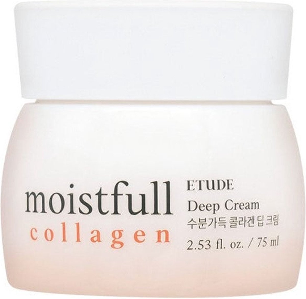 Etude Moistfull Collagen Cream - 75ml - Collageen Huidverzorging - Dagcreme Nachtcreme - Korean Skincare - Anti Aging