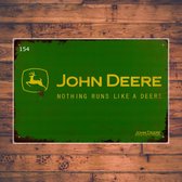 Wandbordje John Deere Logo Trekker