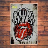Wandbordje Rolling stones Band Muziek