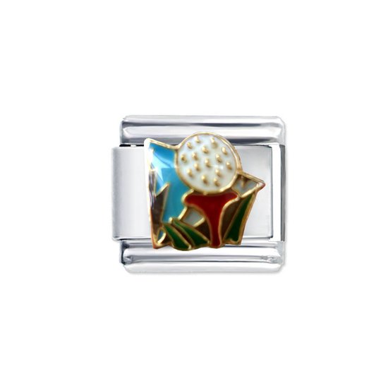Quiges 9mm Italiaanse Schakel Bedel Module Roestvrij Staal Zirkonia Quiges 9mm Italiaanse Schakel Bedel Module Roestvrij Staal Zirkonia