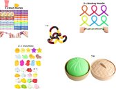 Fidget Toys pakket - 12 Delig - Mochies squishy - Mesh marble - Friemelketting - Fidget Squishy Dumpling - Monkey Noodles - Totaal 12 Fidgets