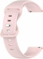 By Qubix 20mm - Solid color sportband - Roze - Geschikt voor Huawei watch GT 2 (42mm) - Huawei watch GT 3 (42mm) - Huawei watch GT 3 Pro (43mm)