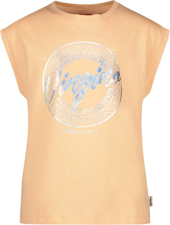 Vingino T-shirt Henya Meisjes T-shirt - Sunset coral - Maat 164