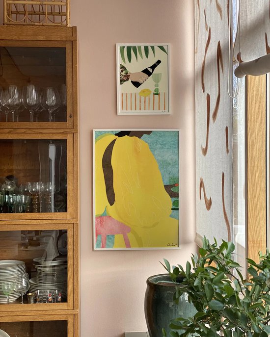 Affiche - SERVI - amateur de vin - vin - art