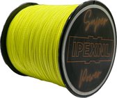 IPEXNL Super power 2 PE gevlochten super vislijn GEEL - 18.1kg - 0.33 mm van 300 meter type 4