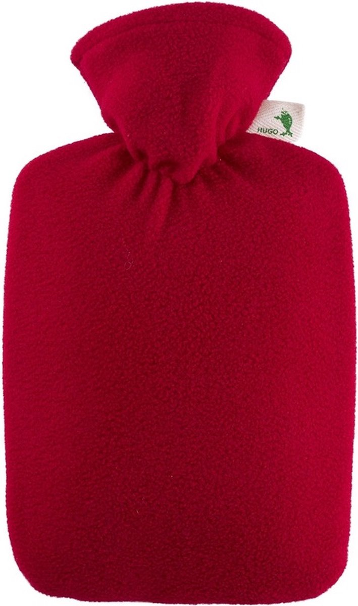 Goedkoopste Fleece kruik rood 1,8 liter met hoes - warmwaterkruik