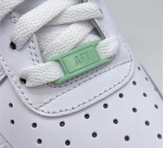 Sneaker Tags Mint Geschikt Voor AF1 | Metaal | Schoenaccessoires - Schoenveters - Lace Locks