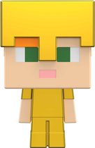 Minecraft Mob Heads Minis - Speelfiguur - Poppetje met gele helm