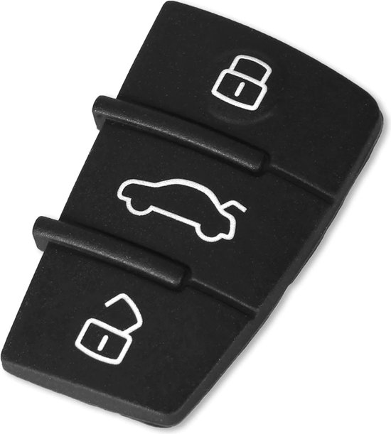 Vervanging Rubber Pad 3 Knoppen Sleutel Geschikt Voor Audi A3 A4 A5 A6 a8 Q5 Q7 Tt S Lijn Rs