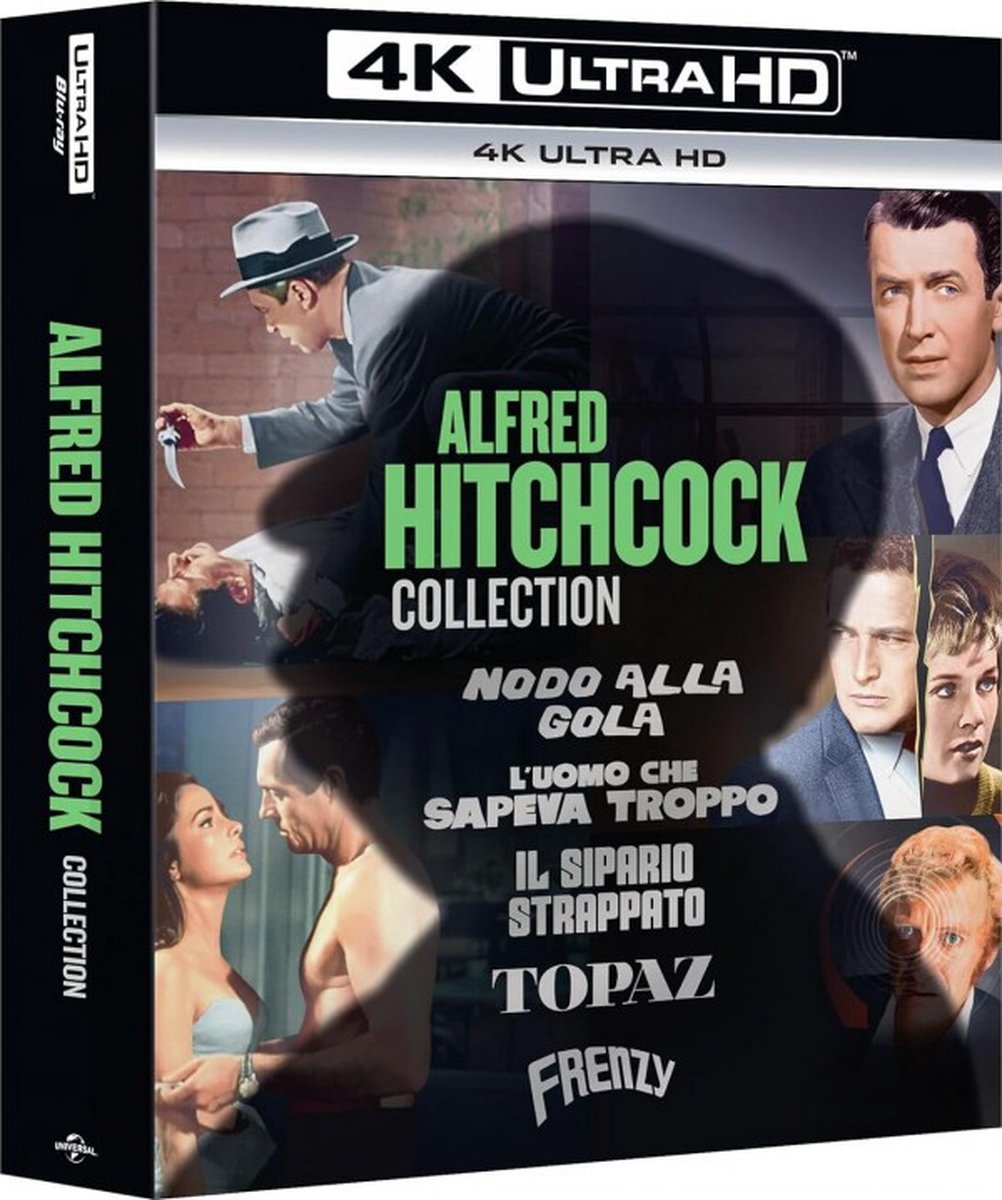 Alfred Hitchcock Collection Vol. 3: Rope / The Man Who Knew Too Much / Torn Curtain / Topaz / Frenzy [5xBlu-Ray 4K]-