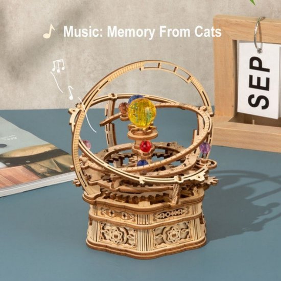 AMK51 Starry Night - Houten Bouwpakket 3D-Puzzel DIY Robotime/ROKR