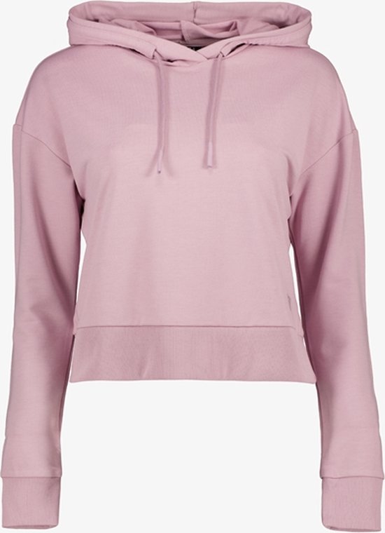 Osaga cropped dames hoodie roze - Maat S