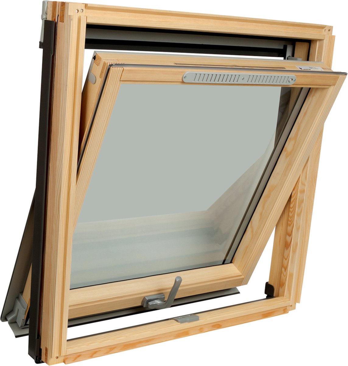 Winstar grenen dakraam 94x98 CM