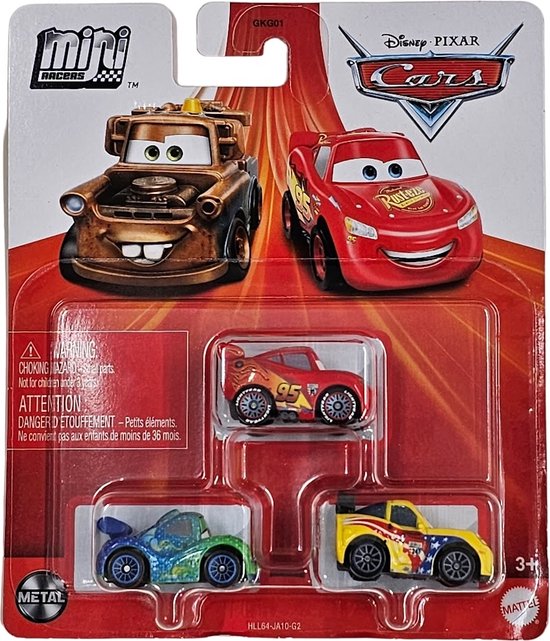 Disney Cars On the Road Mini Racers - 3 cm voertuigen - Metaal - Schaal ...