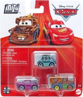 Disney Cars On the Road Mini Racers - 3 cm voertuigen - Metaal - Schaal 1:87 - Spaar ze allemaal - Pixar