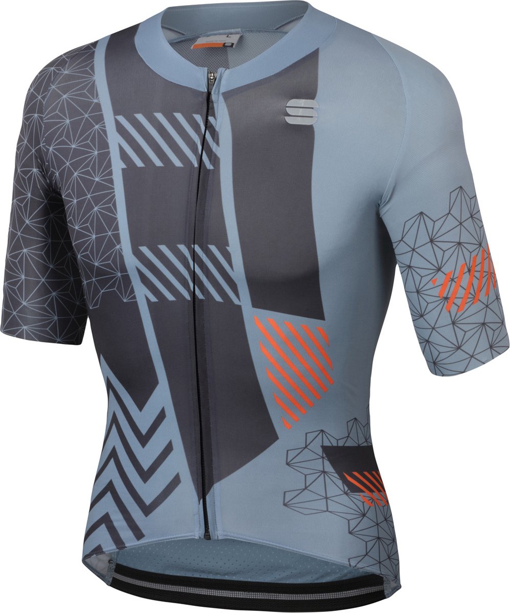 Sportful Fietsshirt Korte mouwen voor Heren Grijs - SF Bomber Jersey-Cement Anthracite - M