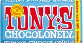 Tony's Chocolonely Melkchocoladereep donkere melk, FT 3 repen x 180 gram