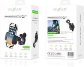RIXUS - Verstelbare fiets telefoonhouder - Stand - Verstelbaar - Universele Fit - 24 maanden garantie