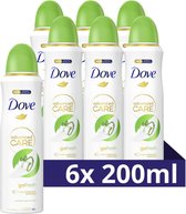 Dove Deodorant Spray Cucumber & Green Tea - 6 x 200 ml - Voordeelverpakking