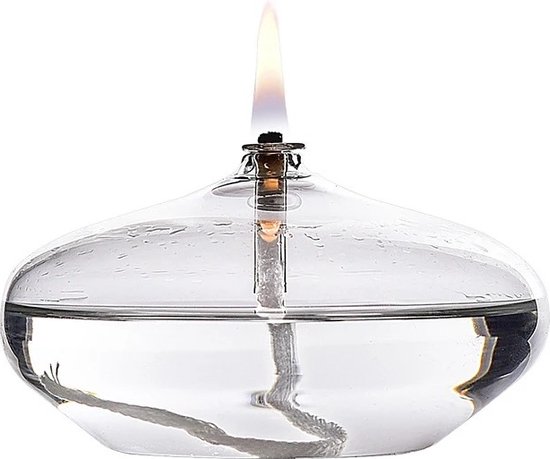 Verre de lampe à huile - M - pour l'intérieur - Bougeoir - bougeoirs transparents - Décoration de salon - accessoires