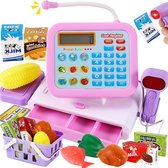 speelgoed électroniques pour enfants, caisse enregistreuse avec scanner, calculatrice réelle, jeu de rôle dans un magasin de courses, cadeaux pour garçons, filles, enfants en bas âge