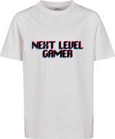 Mister Tee - T-shirt Kinder Next Level Gamer - Kids 146/152 - Wit