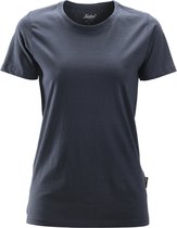 Snickers 2516 Dames T-shirt - Donker Blauw - L