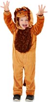 Smiffy's - Leeuw & Tijger & Luipaard & Panter Kostuum - Koning Van De Leeuwenwacht Kind Kostuum - Bruin - Maat 90 - Carnavalskleding - Verkleedkleding